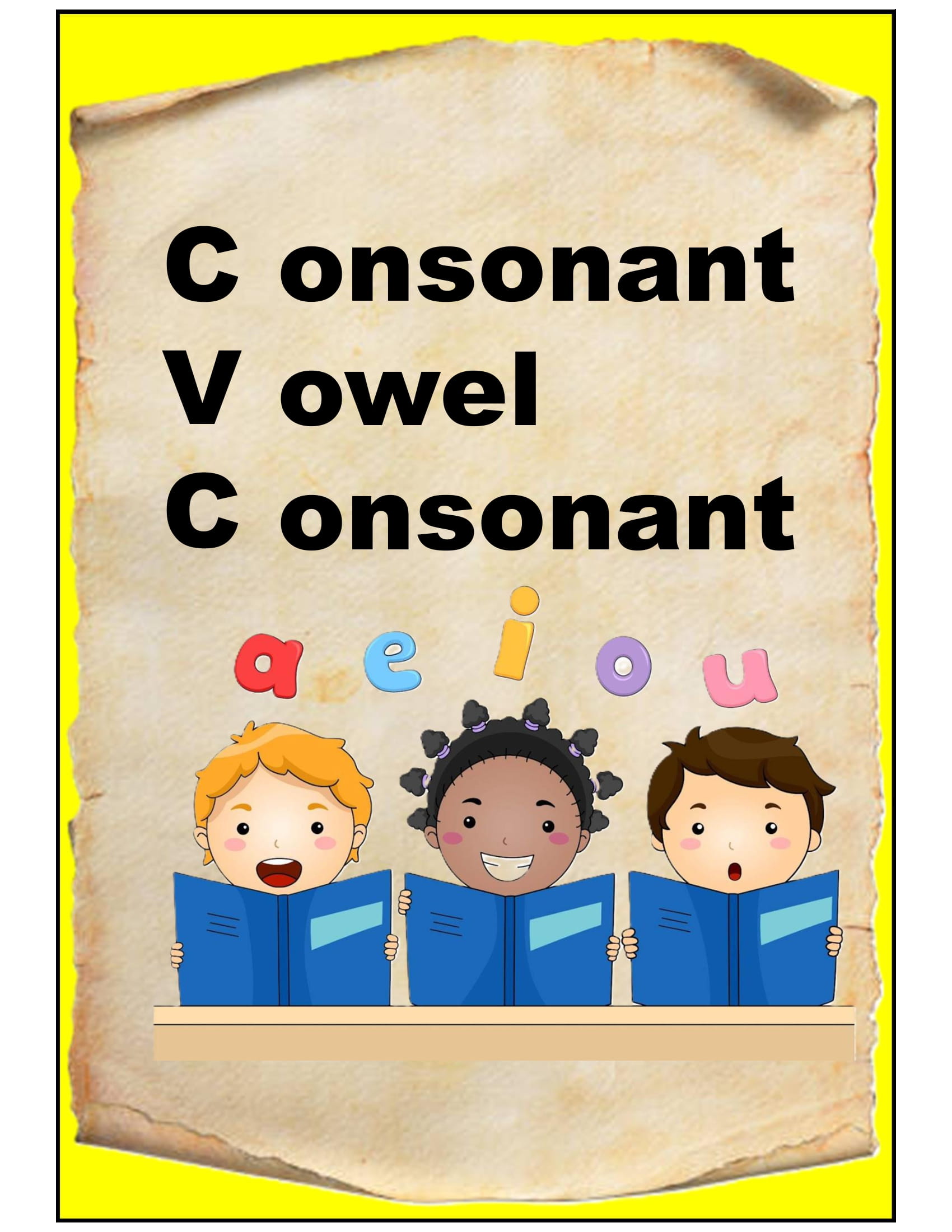 Consonant Vowel Consonant