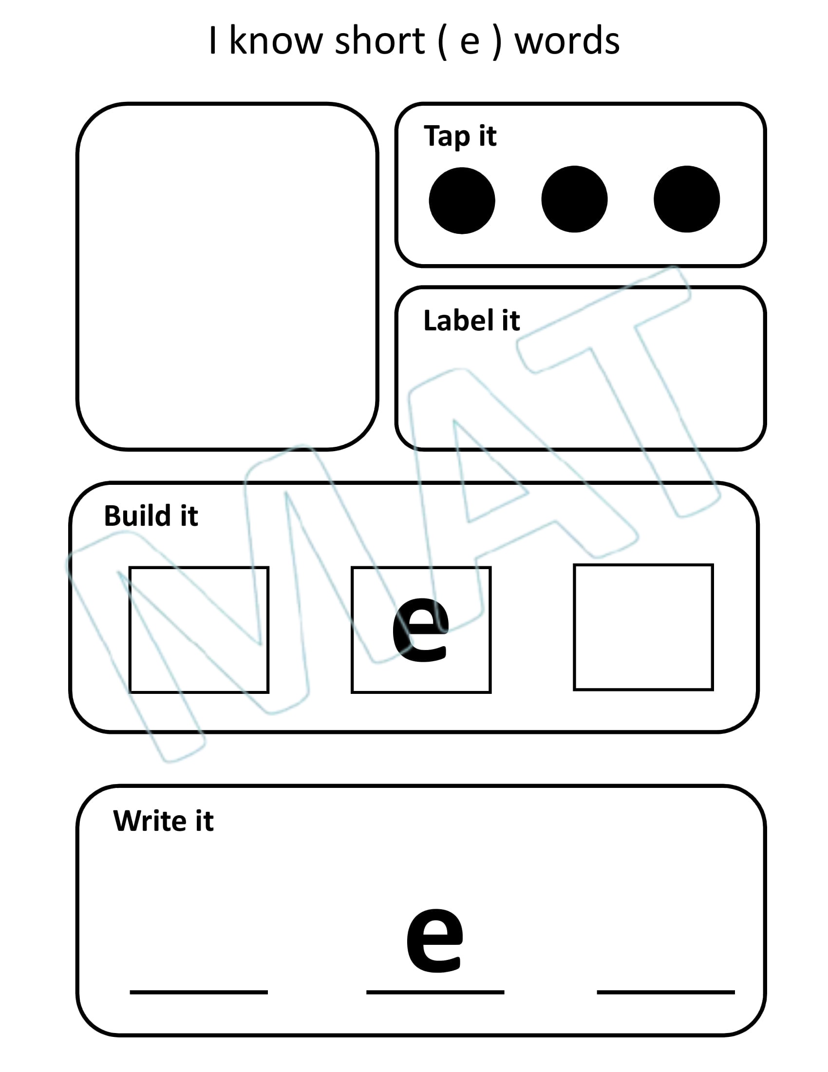 Consonant Vowel Consonant