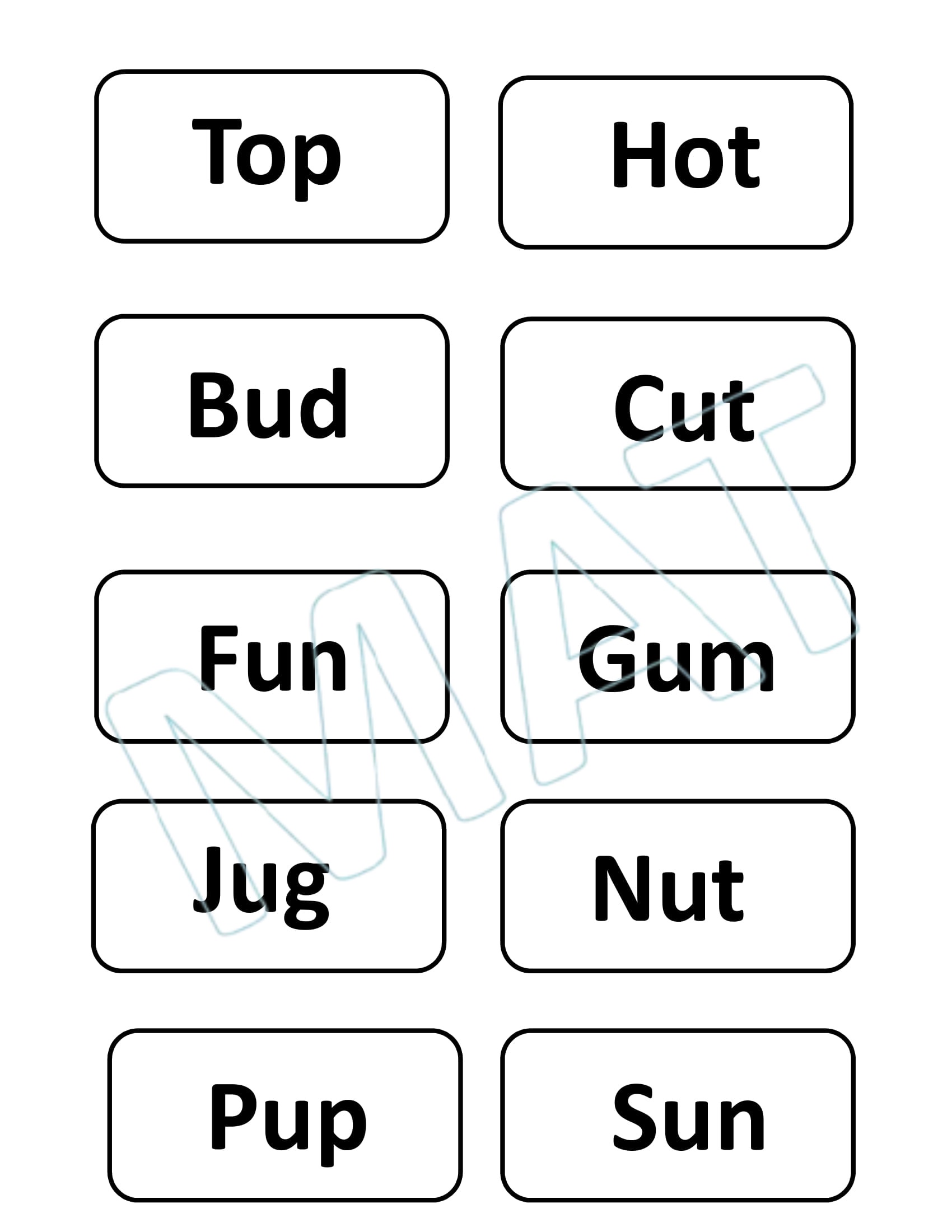 Consonant Vowel Consonant