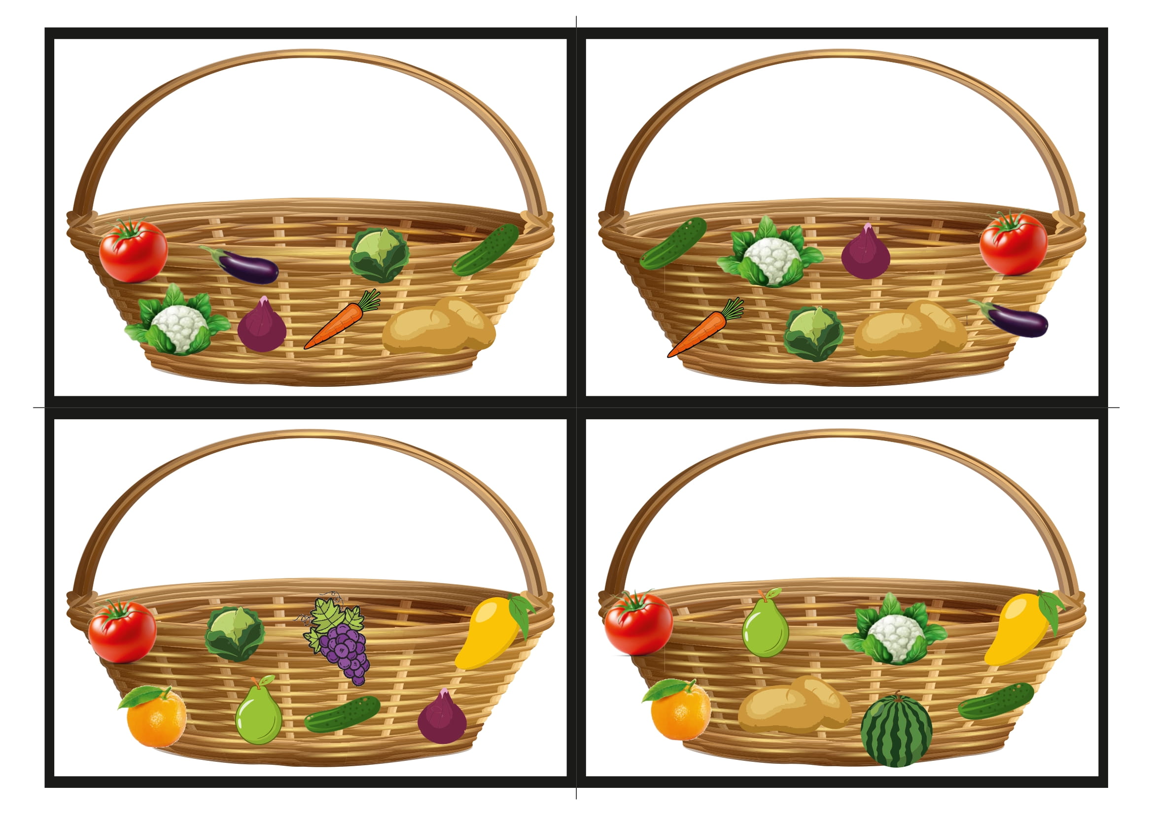 Fruits & Vegetables Basket