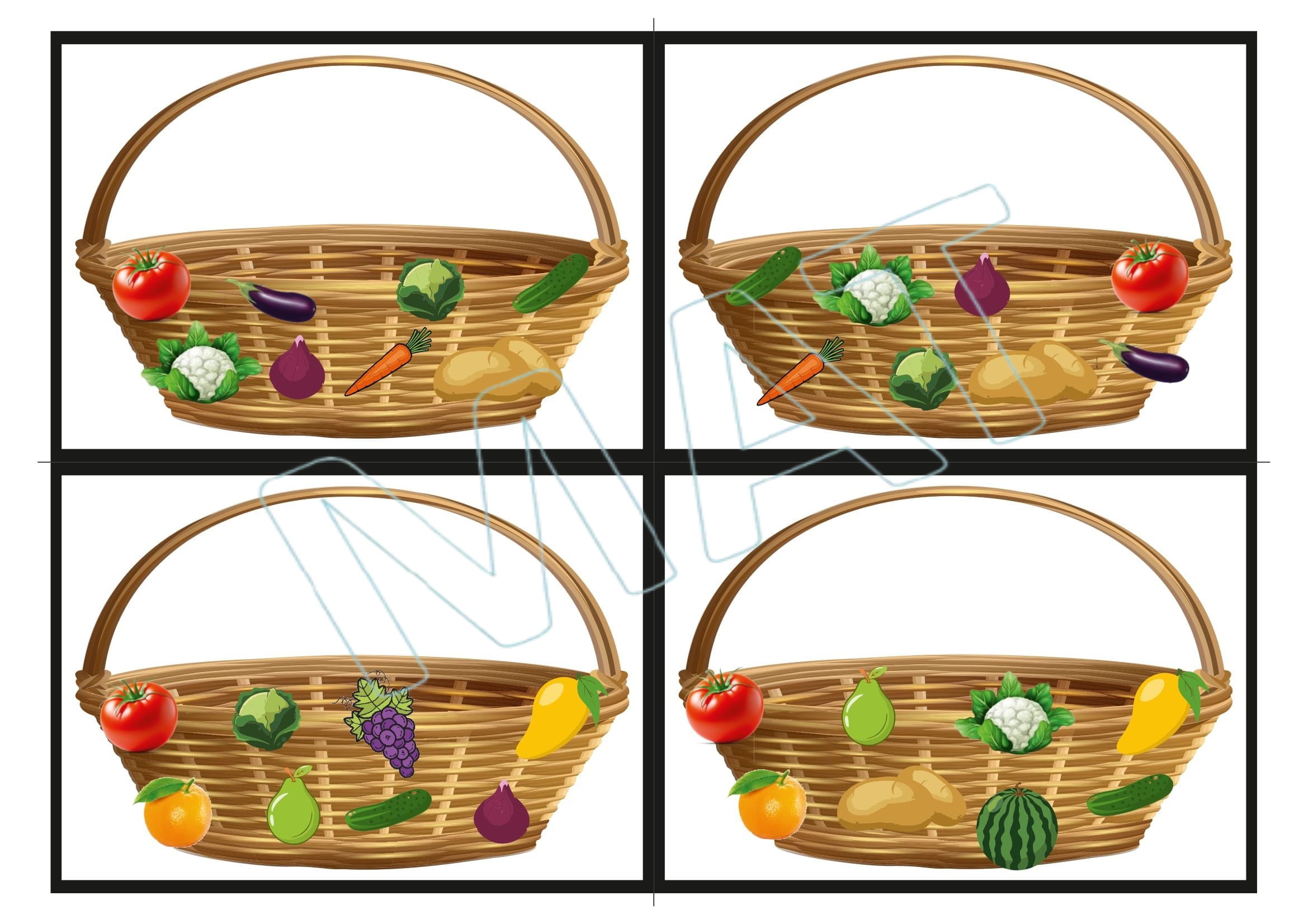 Fruits & Vegetables Basket