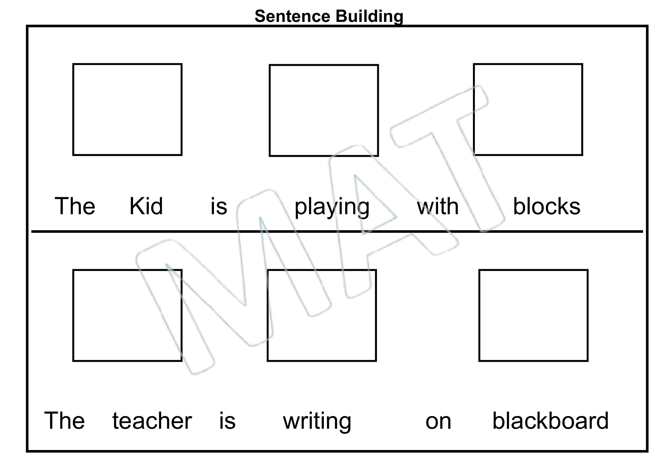 My Book of Sentences