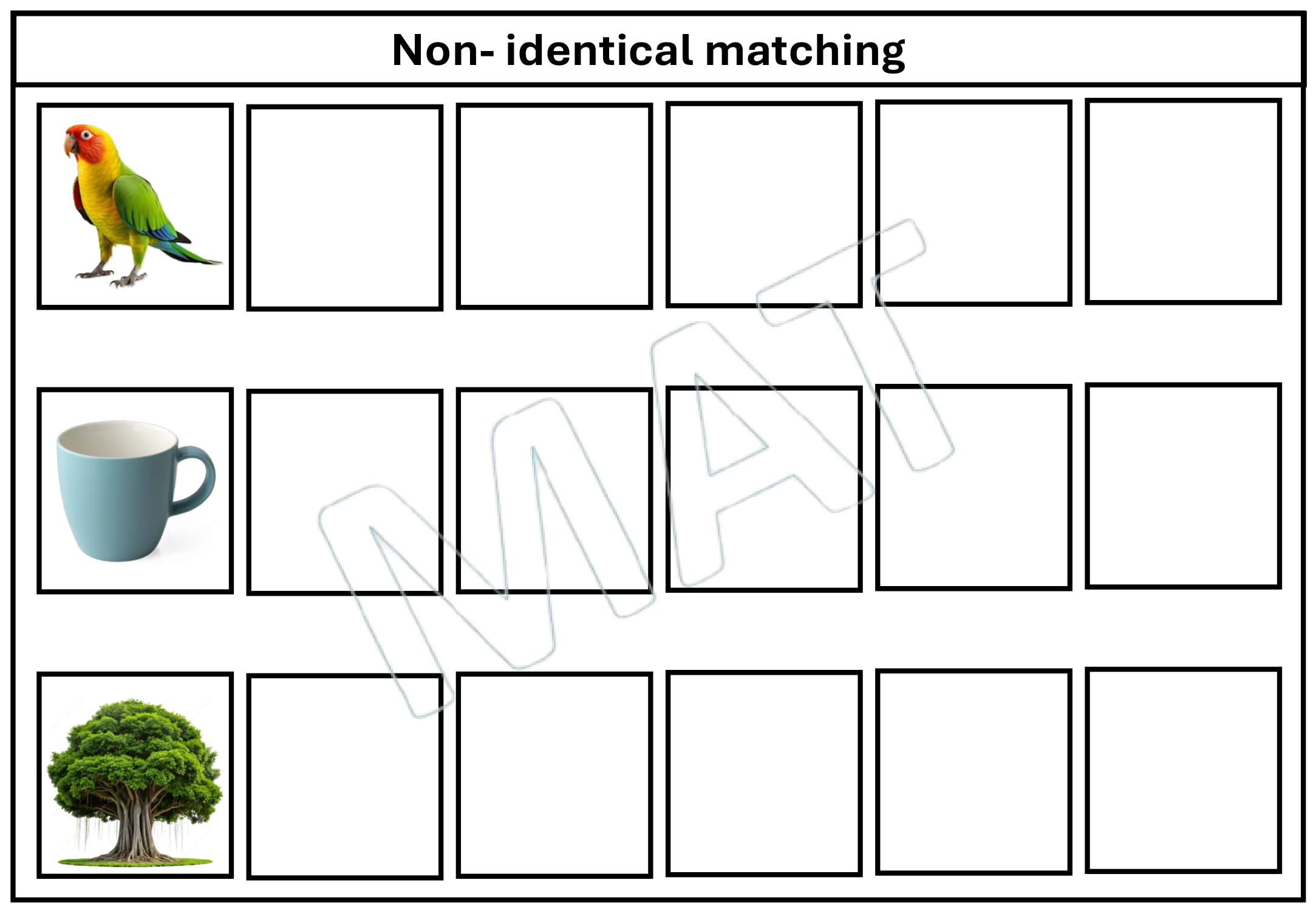 My Book of Non-Identical Matching