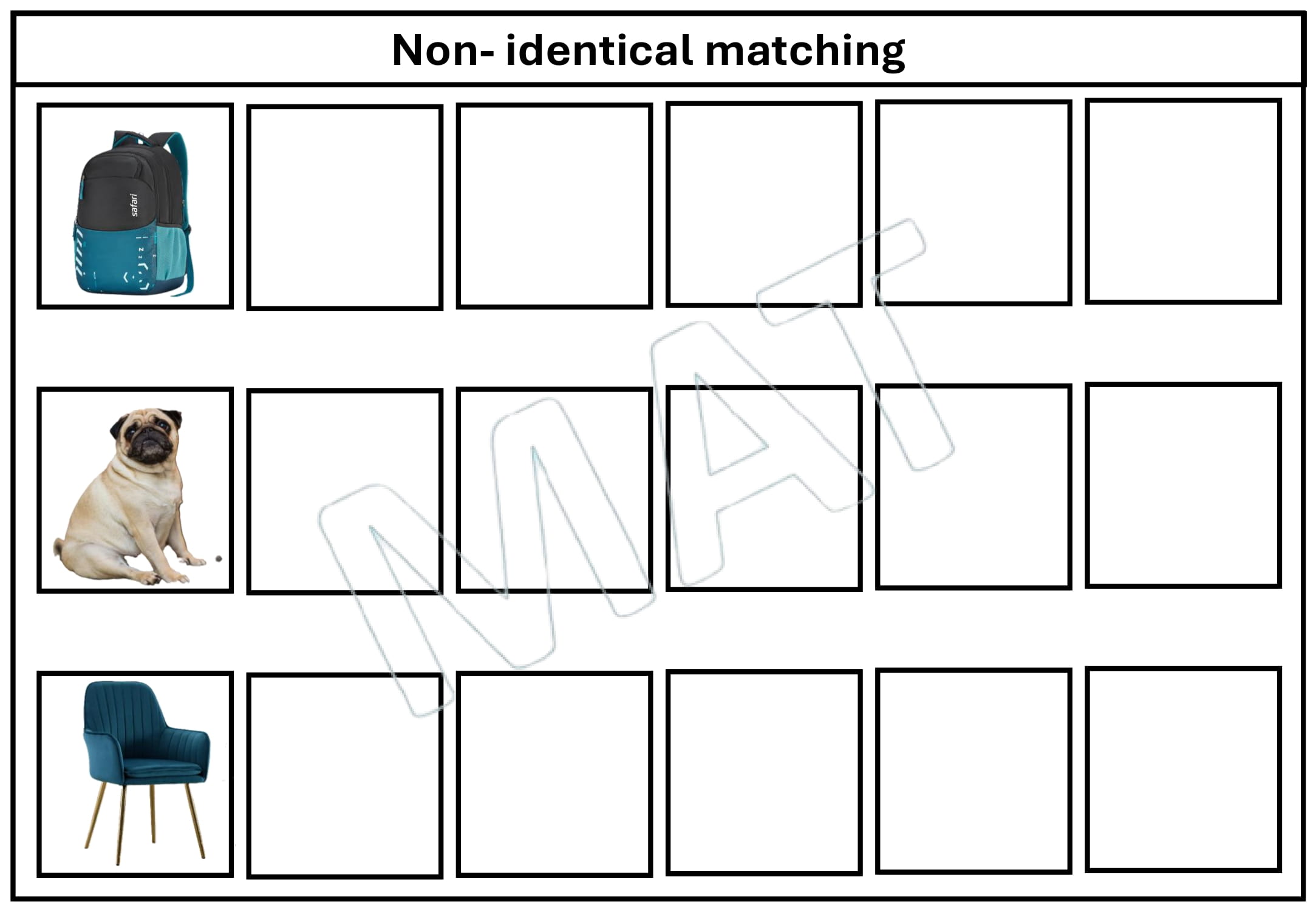 My Book of Non-Identical Matching