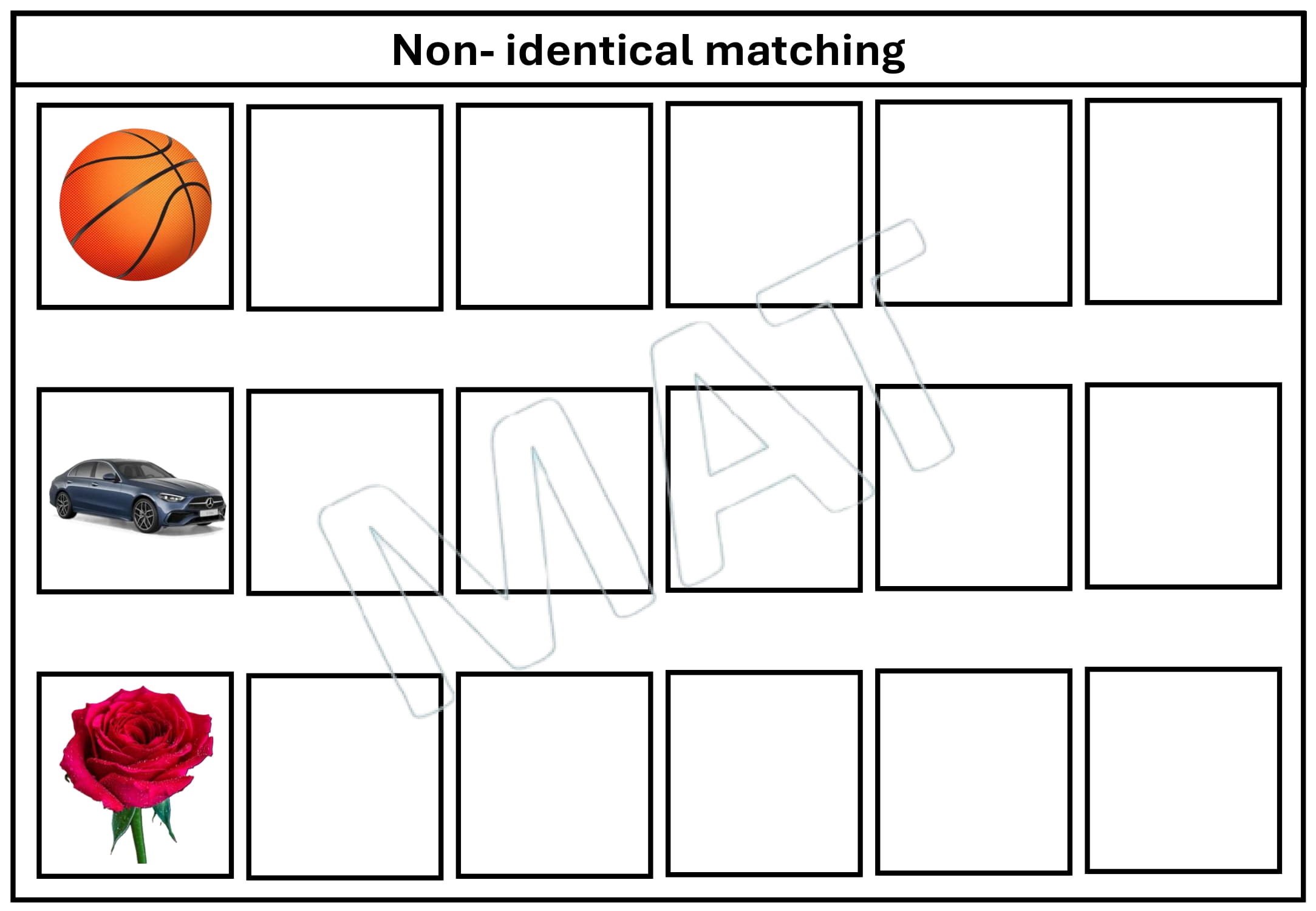 My Book of Non-Identical Matching
