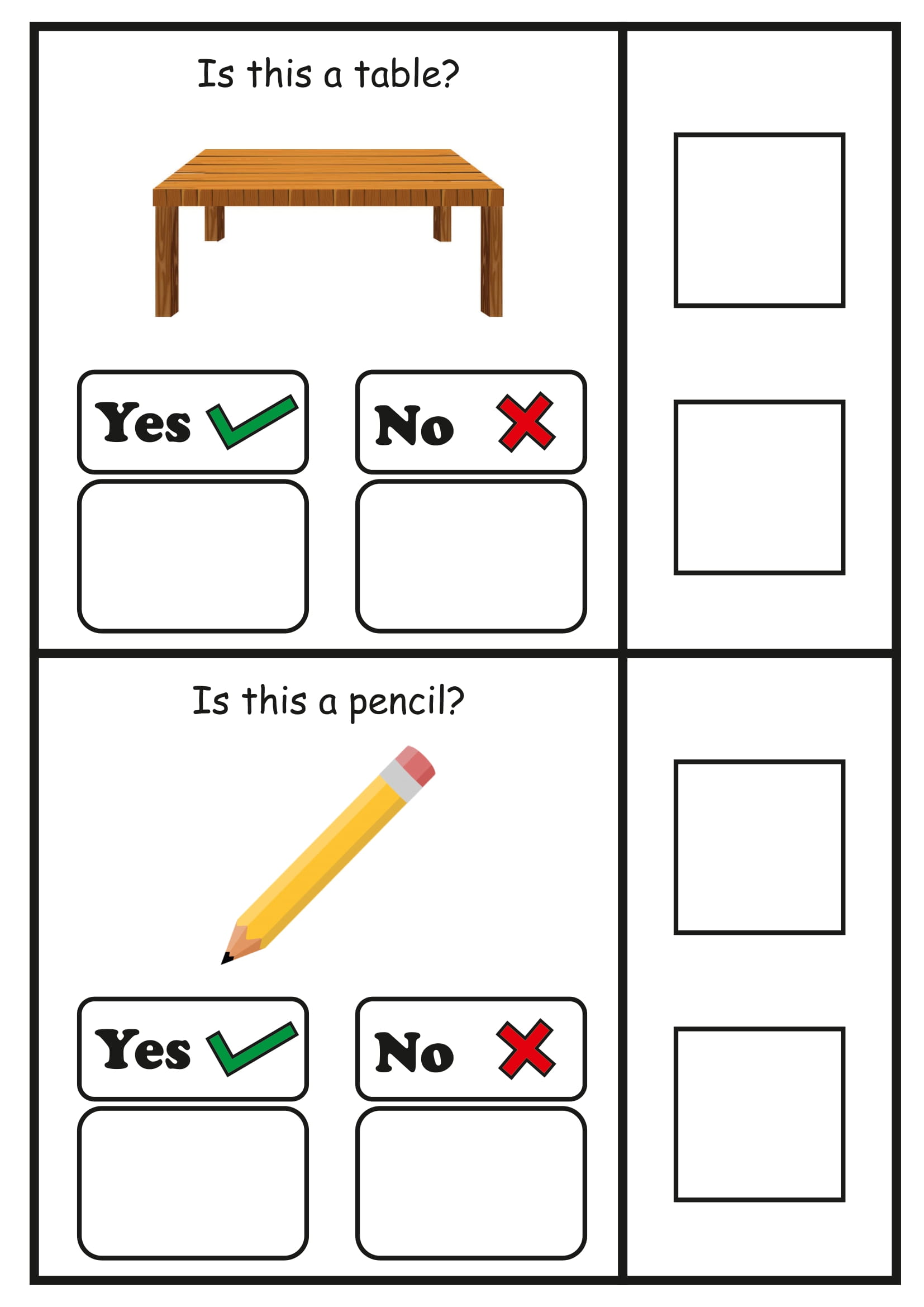 Yes & No