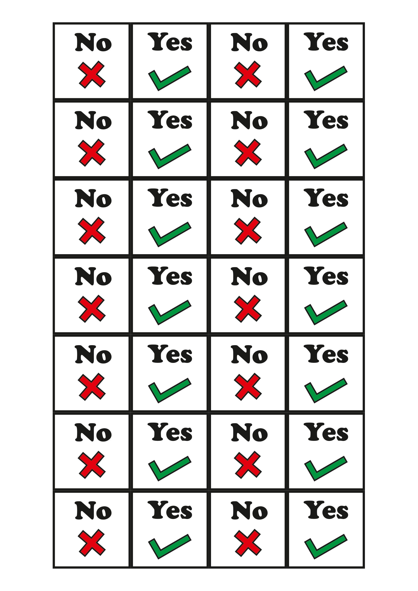 Yes & No