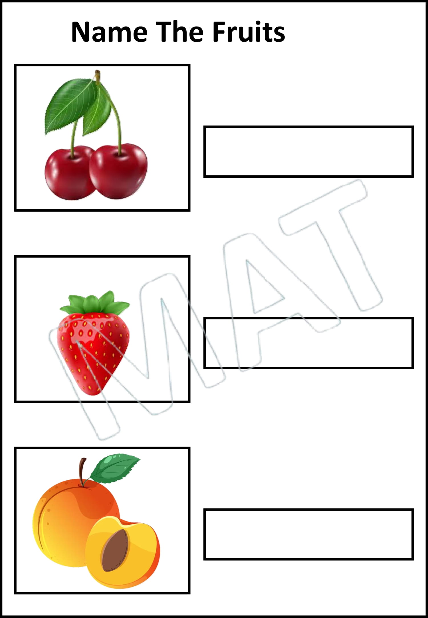 Naming Fruits