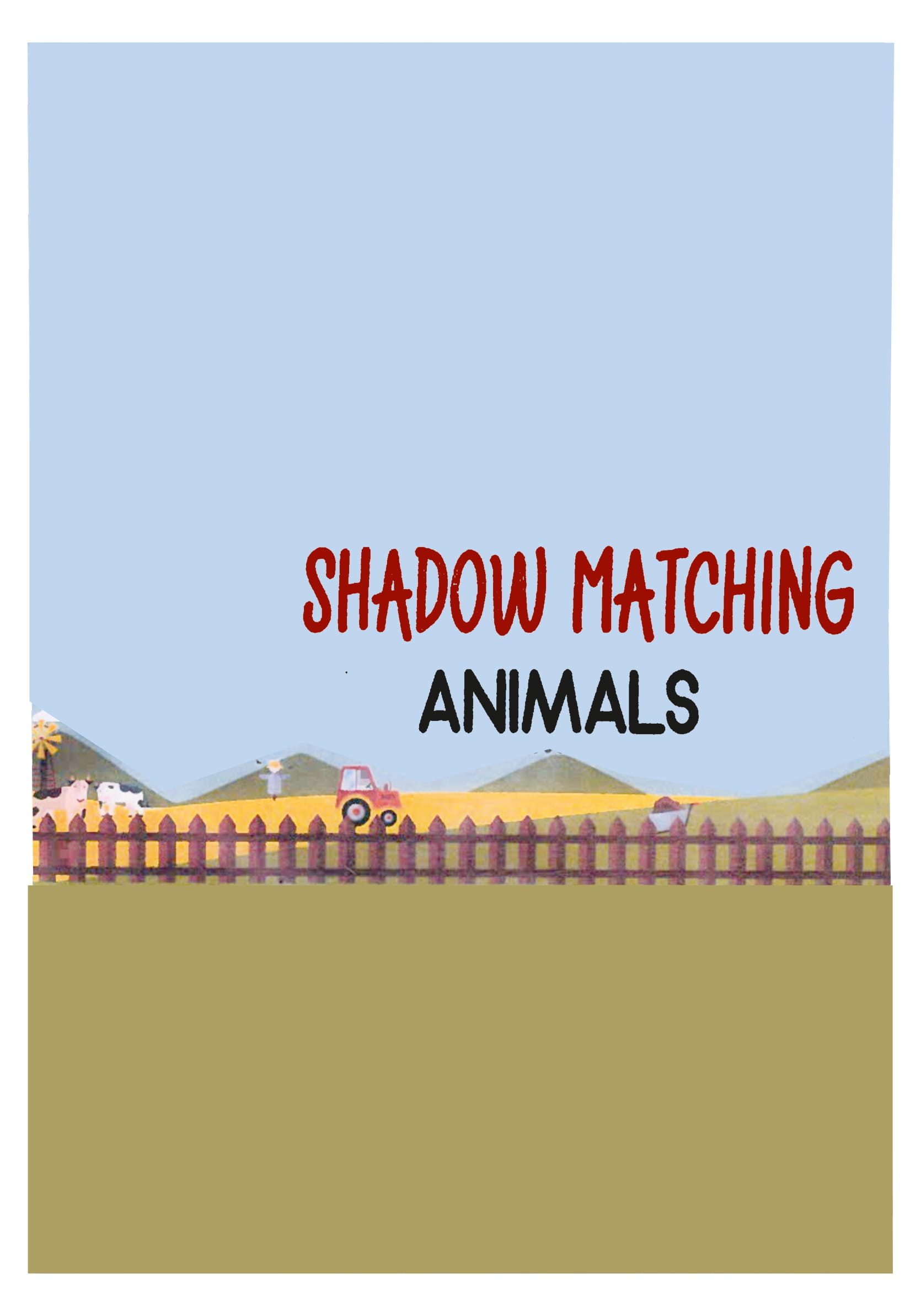 Shadow Matching Animal