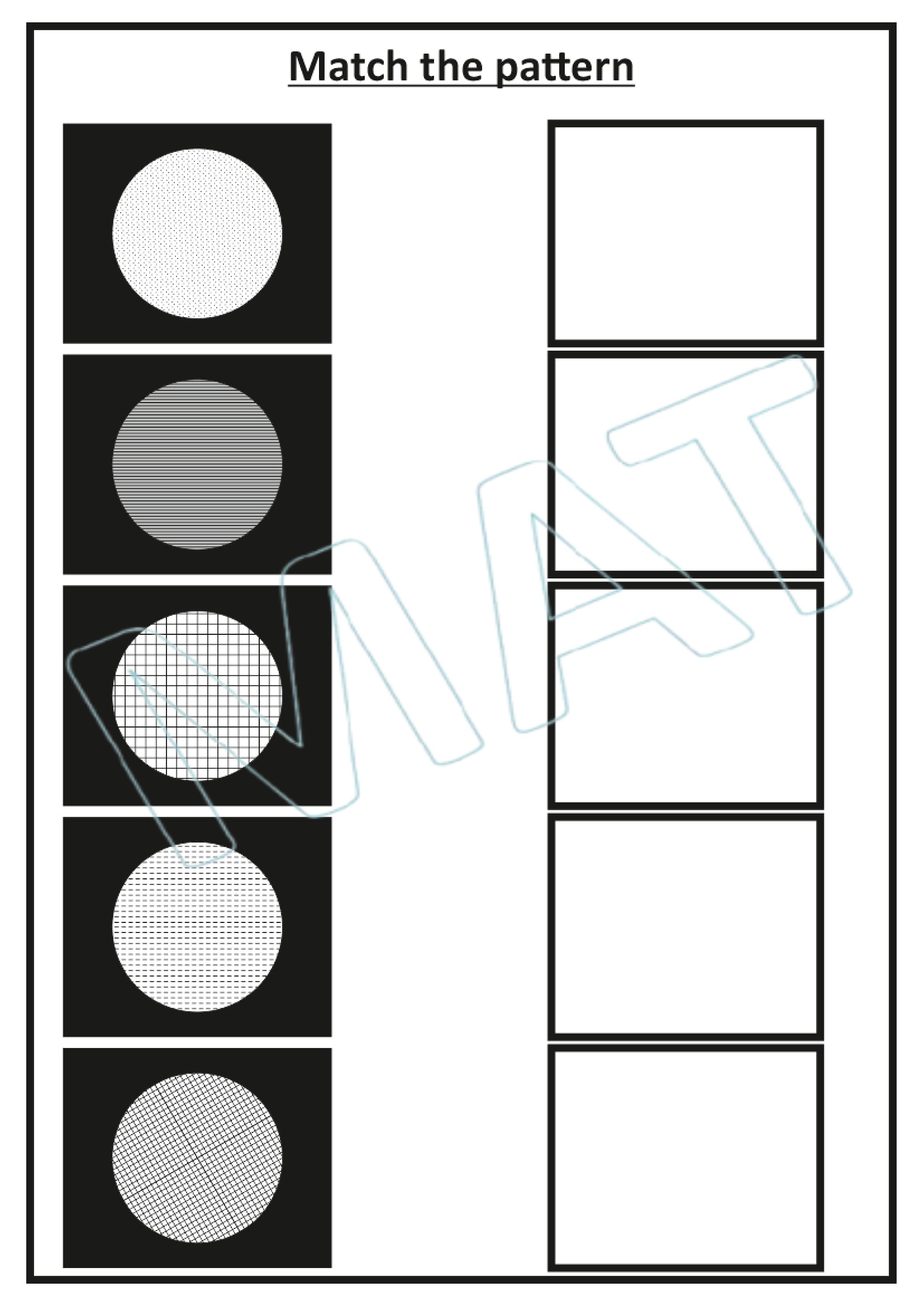 Visual Discrimination