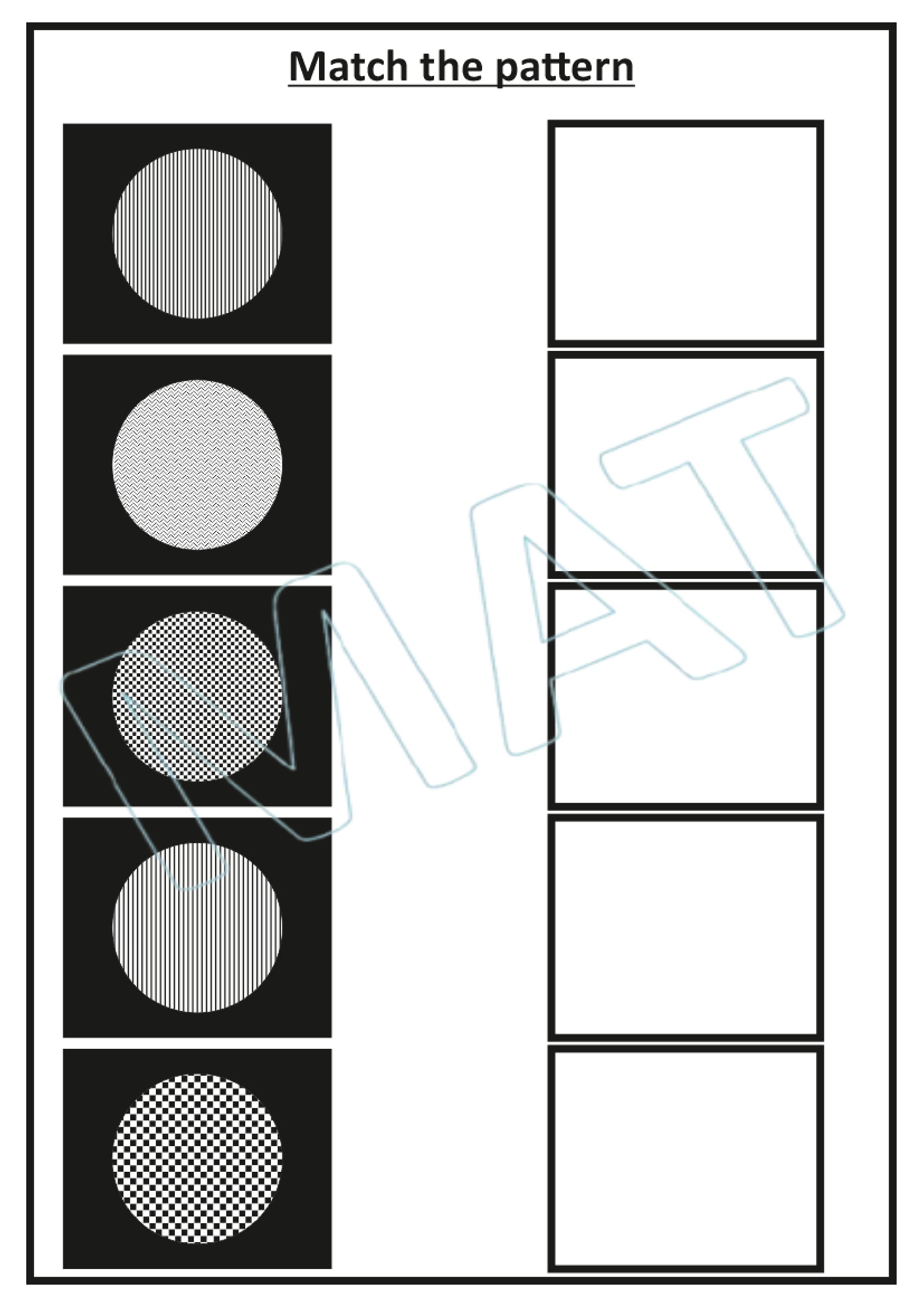 Visual Discrimination