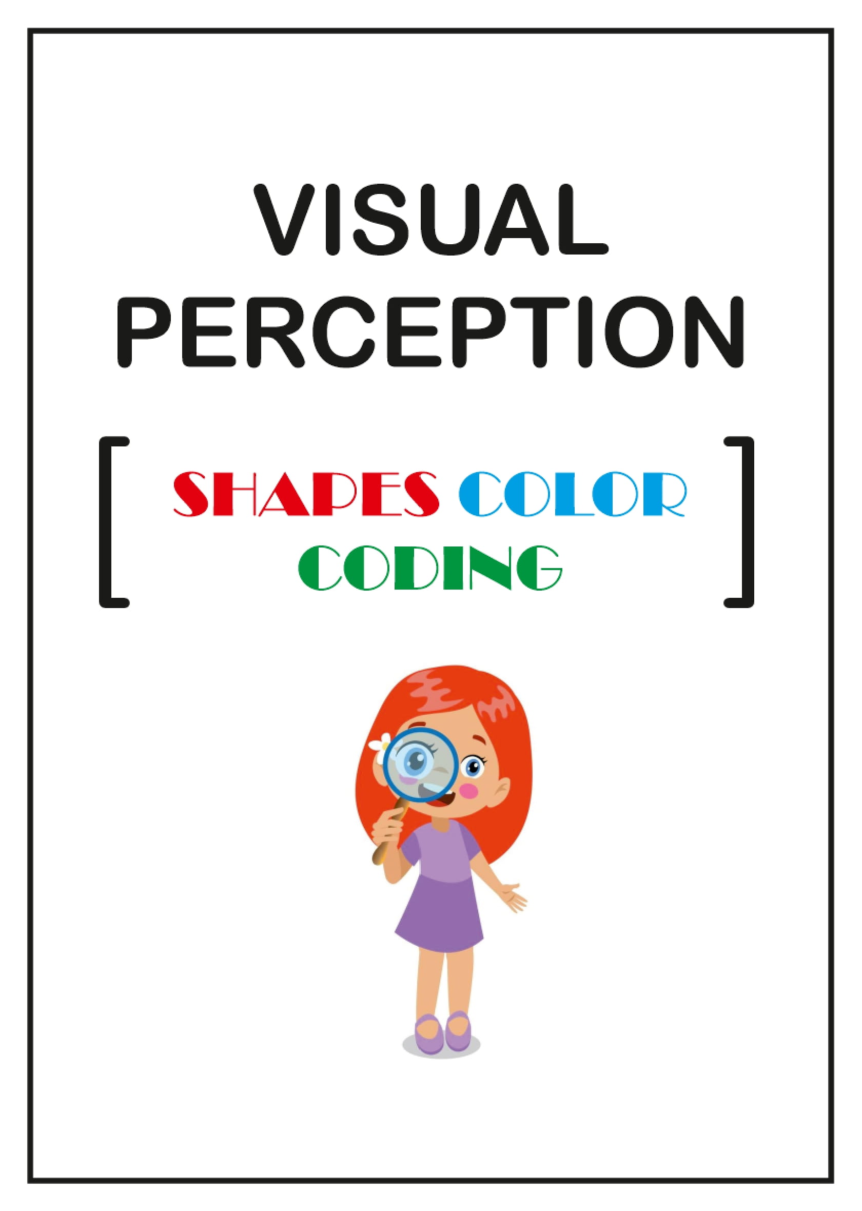Visual Perception –3 (Shapes Colour Coding)