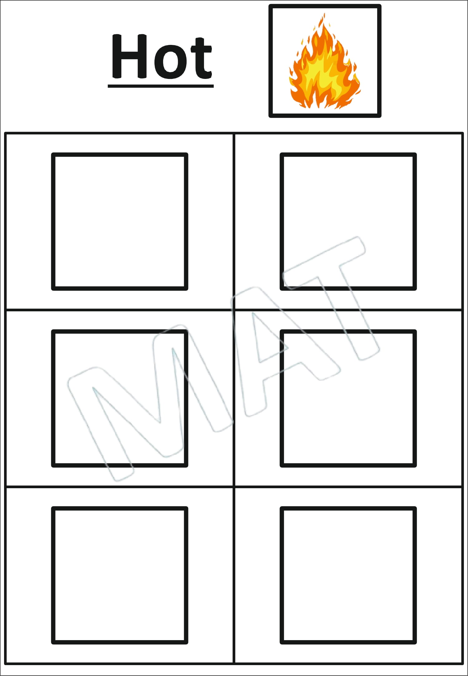 Concept of Hot & Cold