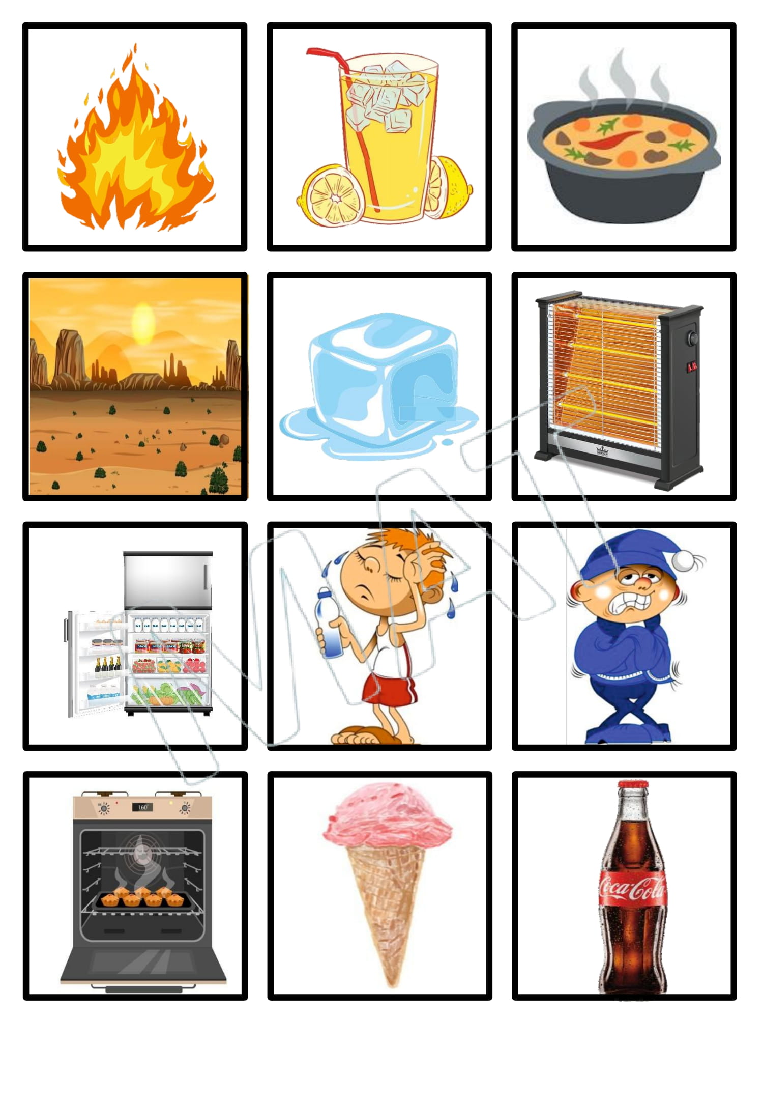 Concept of Hot & Cold