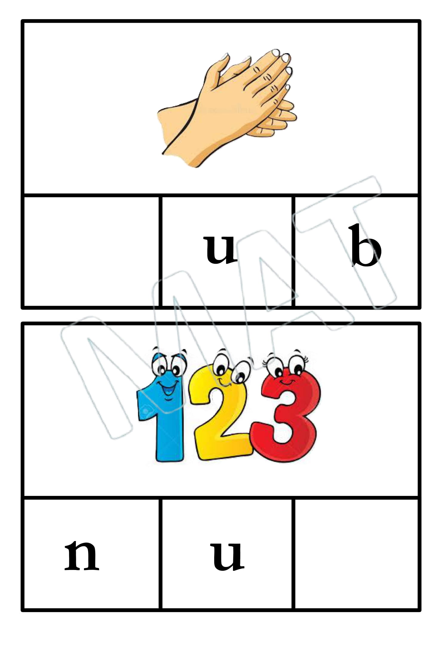 CVC Words Missing Letters