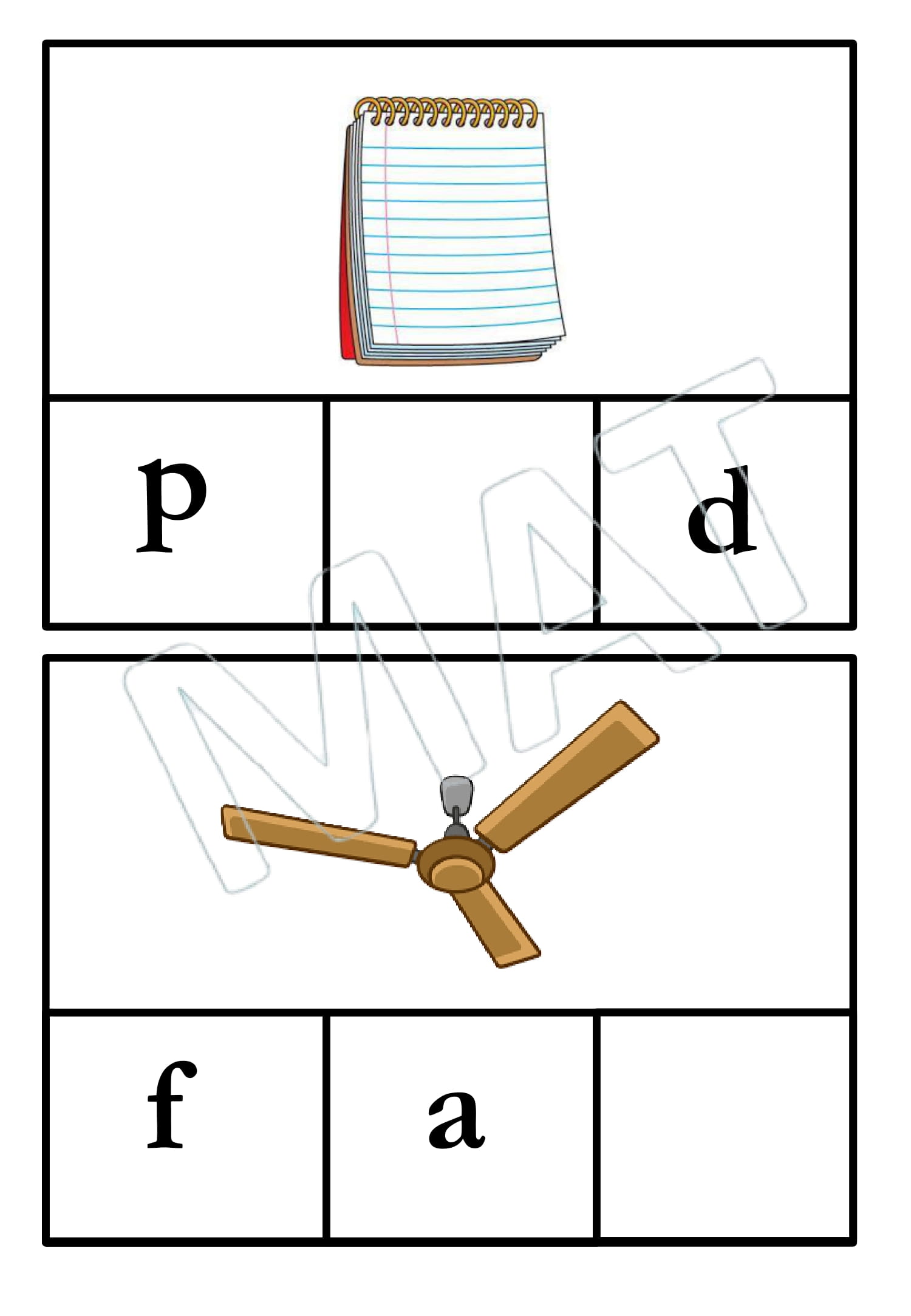 CVC Words Missing Letters