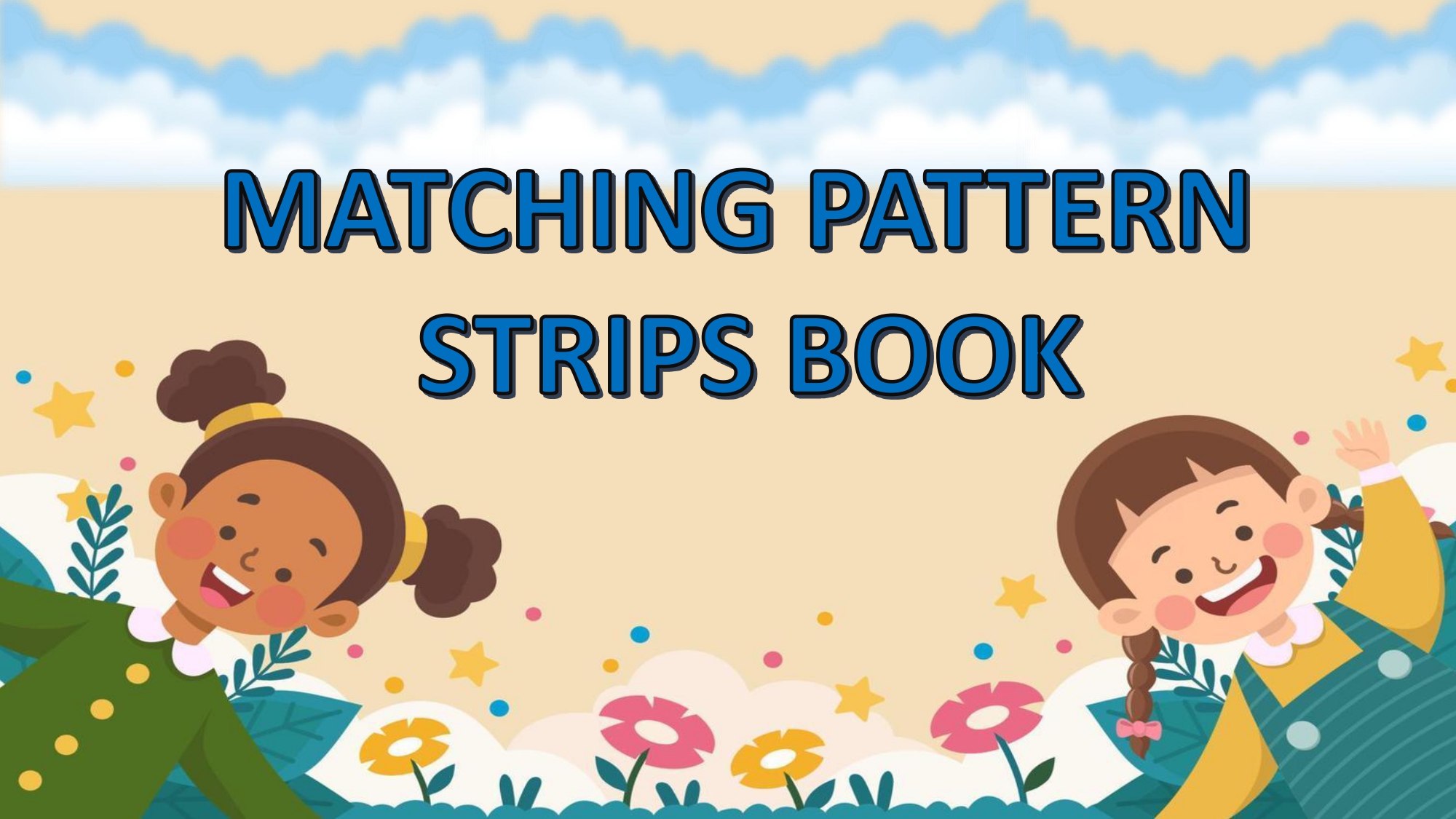 Matching Patterns Strips Book