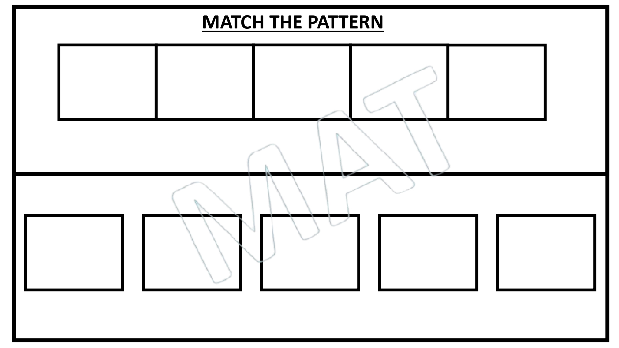 Matching Patterns Strips Book