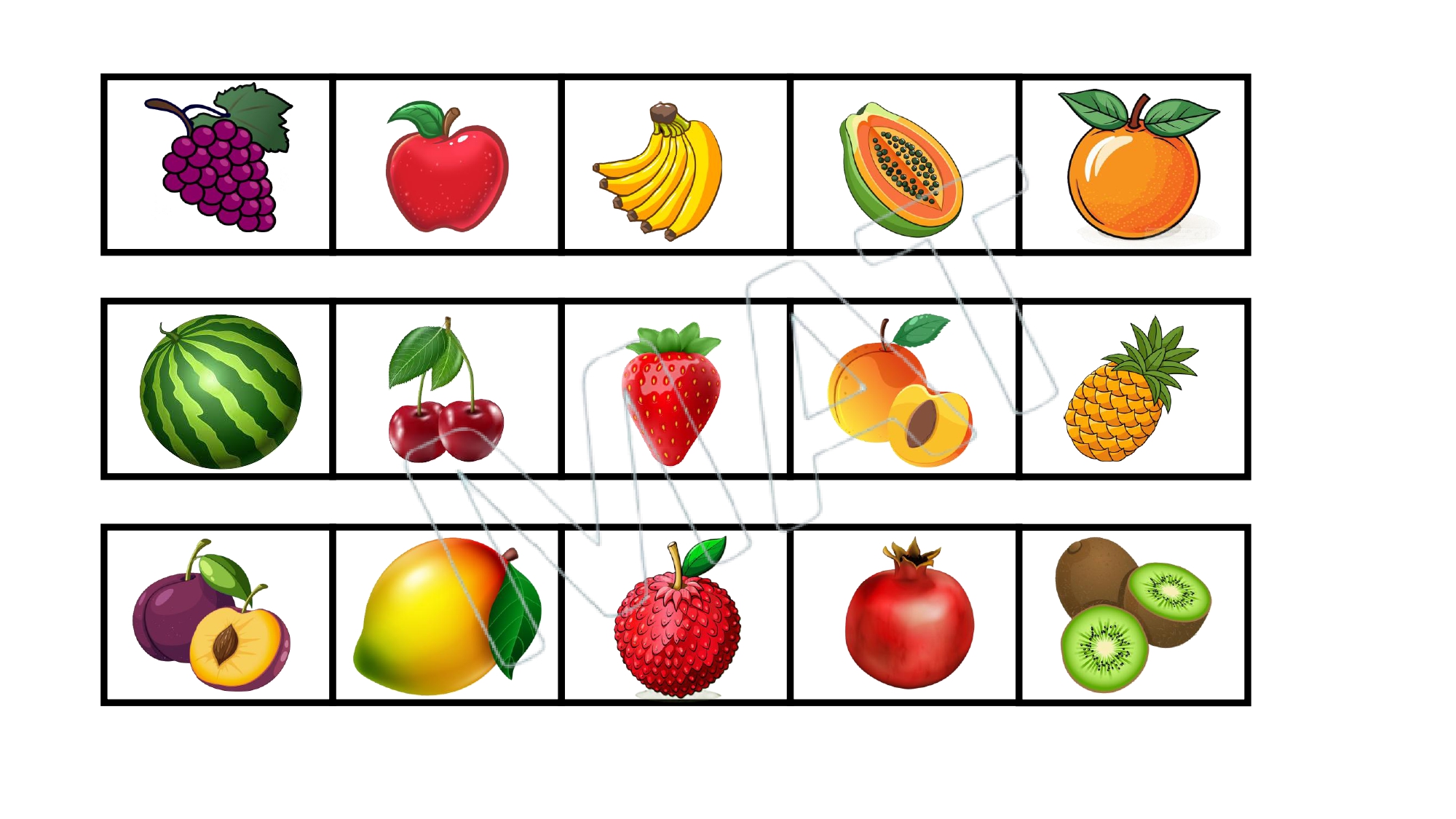 Matching Patterns Strips Book