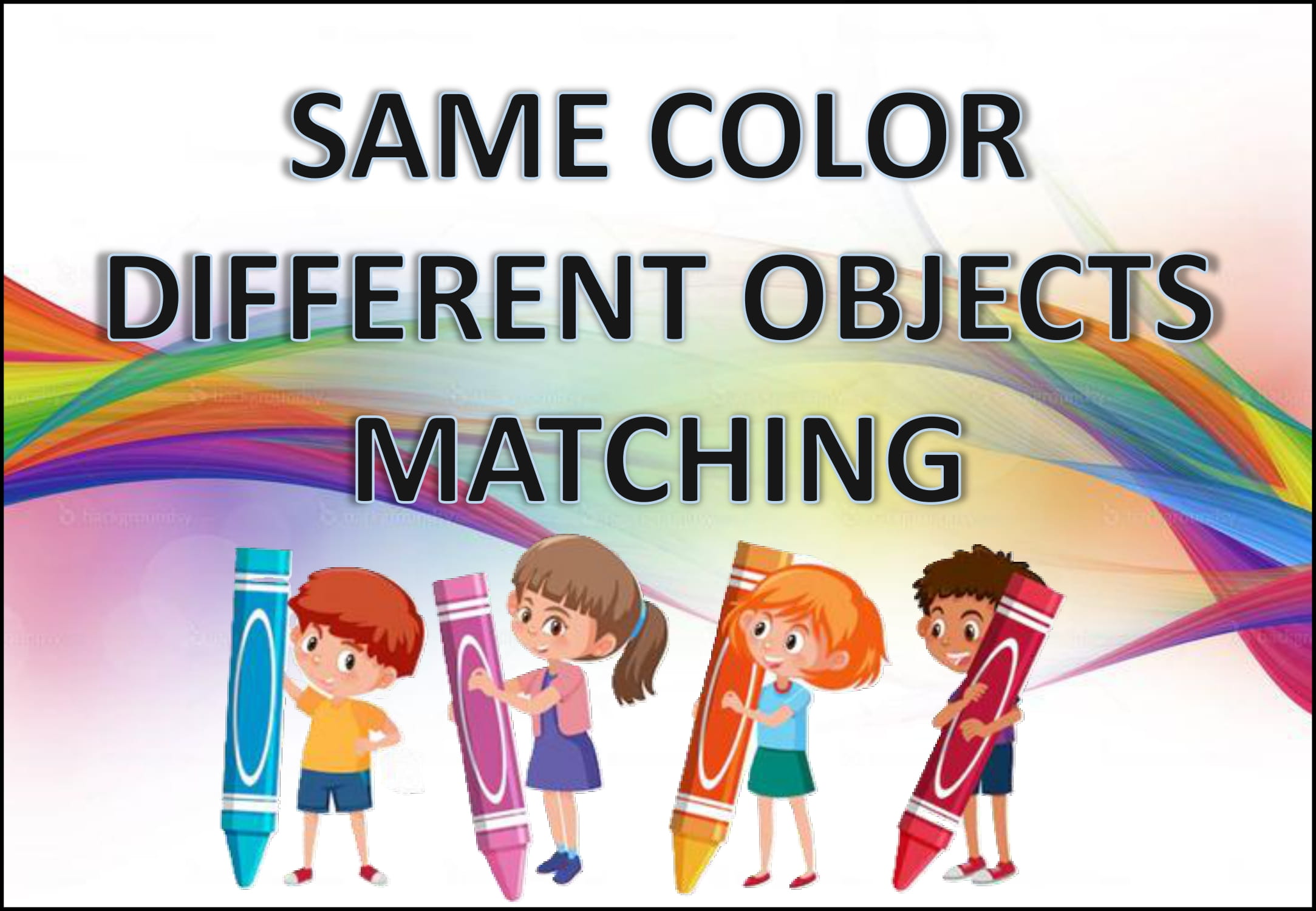 Same Colour Different Objects Book