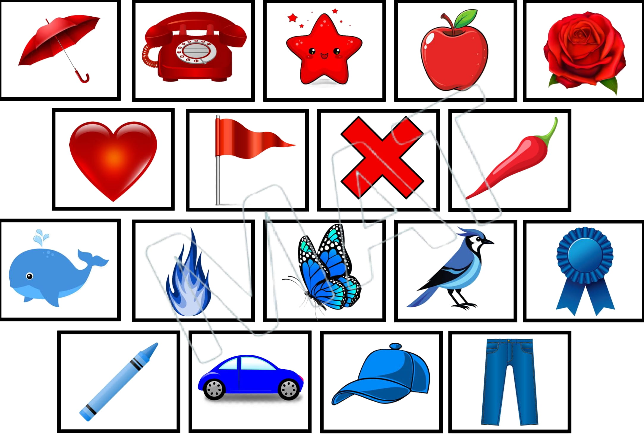 Same Colour Different Objects Book