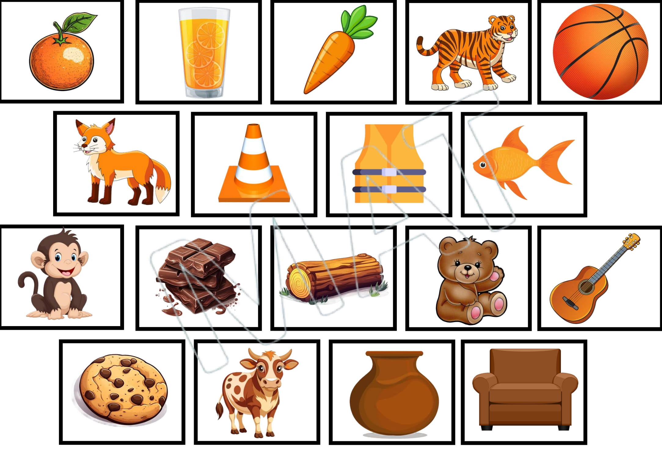 Same Colour Different Objects Book