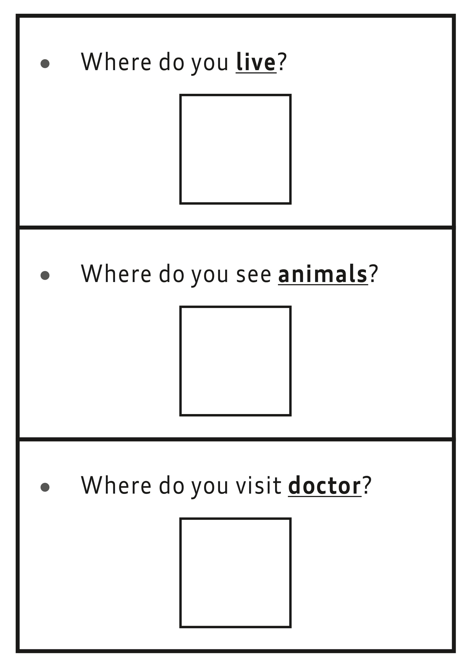 Where Questions