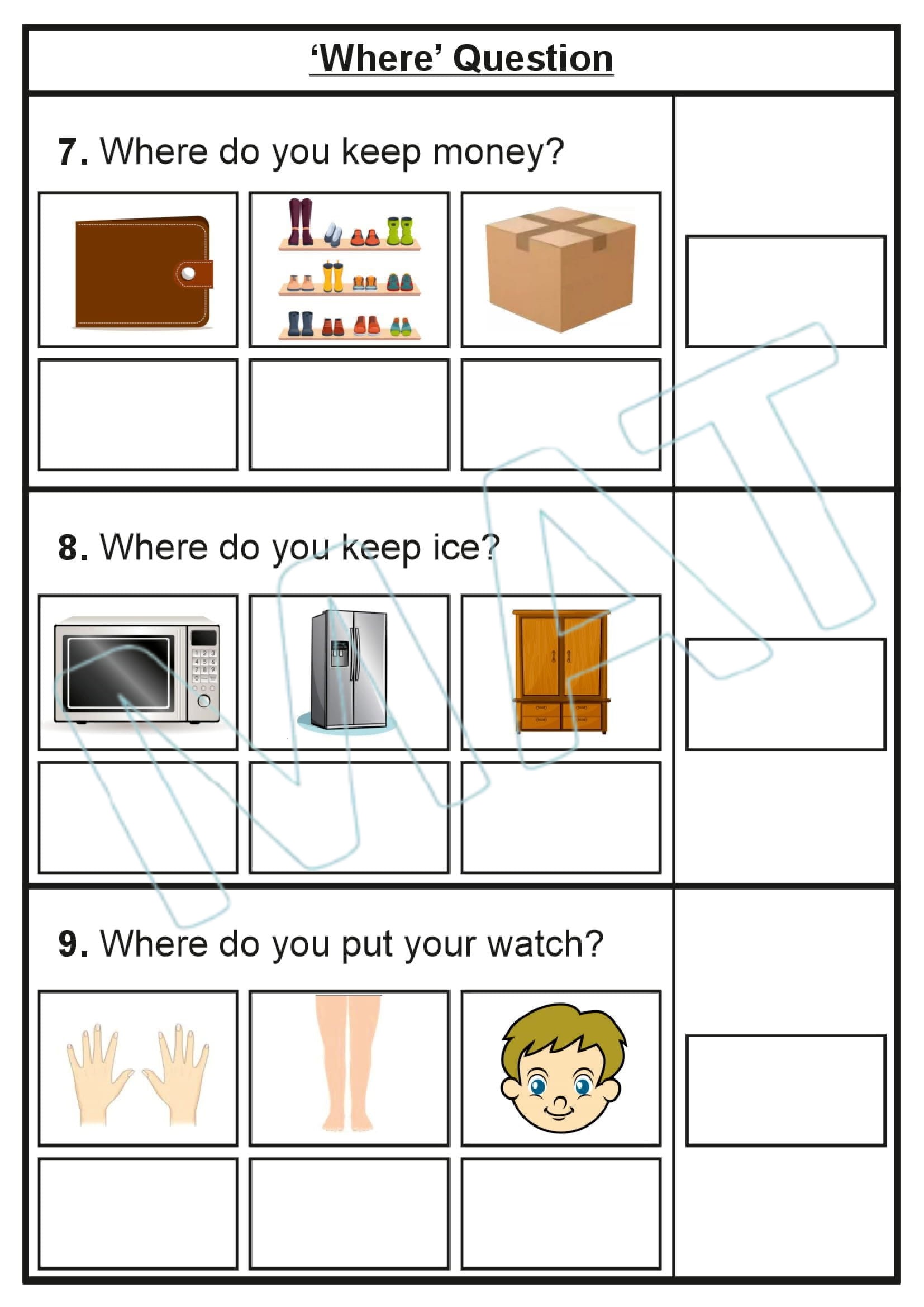 Where Questions Part-2